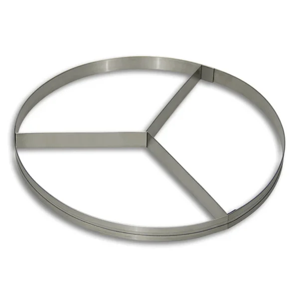 Modelador E Divisor de Recheio 3/3 em Inox 48 cm