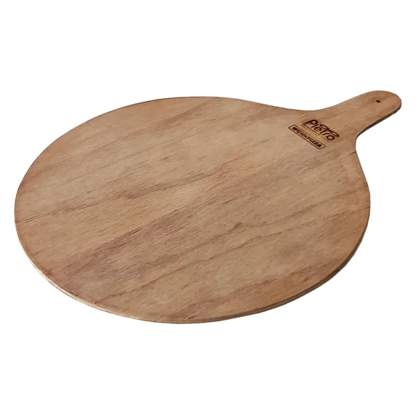 Pá de Pizza em Madeira Com Cabo 35 cm